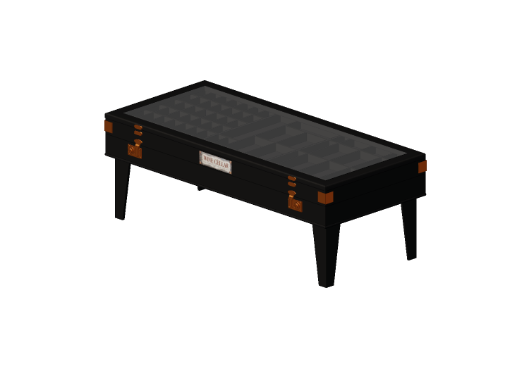 Tables 3D - Petite table en bois laqué - Kare - Collector -... Tables 3D - Petite table en bois laqué - Kare - Collector -...