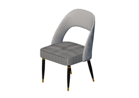 Sedie 3D - Sedia in tessuto - Kare - Samantha - 84149