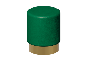 Divani 3D - Sgabello in pelle - Kare - Cherry - 84111