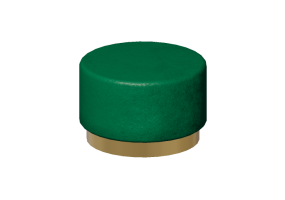 Divani 3D - Sgabello in pelle - Kare - Cherry - 84201