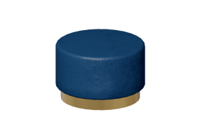 Divani 3D - Sgabello in pelle - Kare - Cherry - 84203