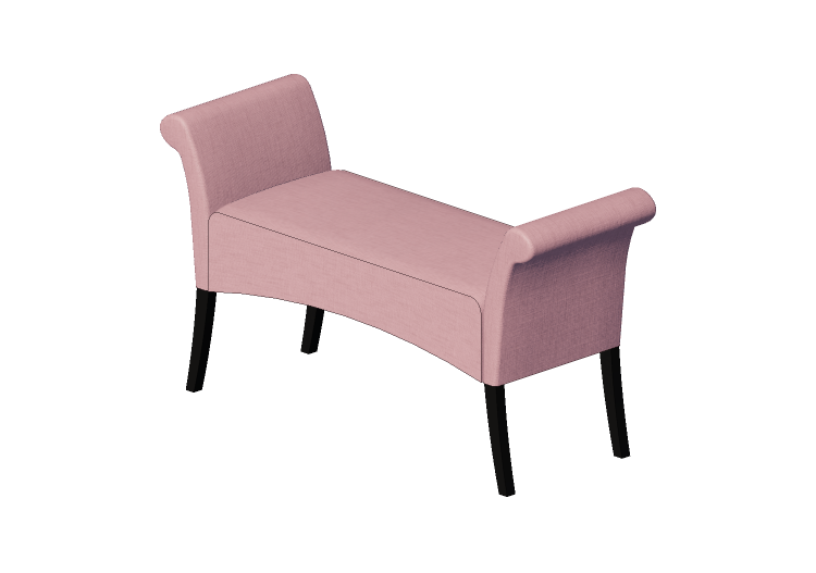 Chairs and Sofas 3D - Fabric bench - Kare - Motley - 84441... Chairs and Sofas 3D - Fabric bench - Kare - Motley - 84441...