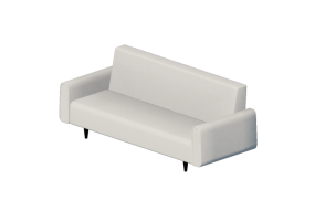 Divani 3D - Divano letto in tessuto - Kare - Milky Way - 80900
