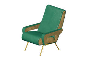3D Sessel und Sofas - Sessel aus Leder - Kare - Luna - 84119