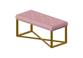 Divani 3D - Panca in tessuto - Kare - Crossover - 84087