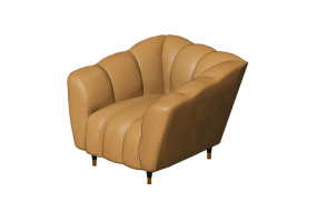 Divani 3D - Poltrona in pelle - Kare - Spectra - 83619