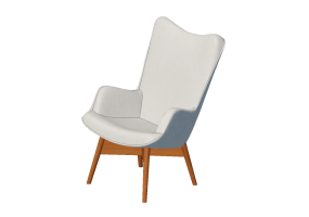 Divani 3D - Poltrona in tessuto - Kare - Vicky - 84431