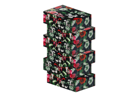 Armadi 3D - Cassettiera in legno laccato - Kare - Flores - 83964