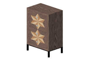Armadi 3D - Cassettiera in legno - Kare - Starry - 84247