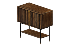 3D Furniture - Wooden wine cabinet - Kare - West Coast - 84096