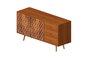 Mobili 3D - Credenza in legno - Kare - Muskat - 83366