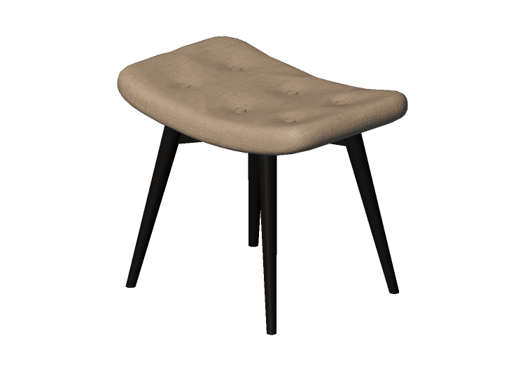 Sedie 3D - Sgabello in tessuto - Kare - Vicky - 83420 -... Sedie 3D - Sgabello in tessuto - Kare - Vicky - 83420 -...