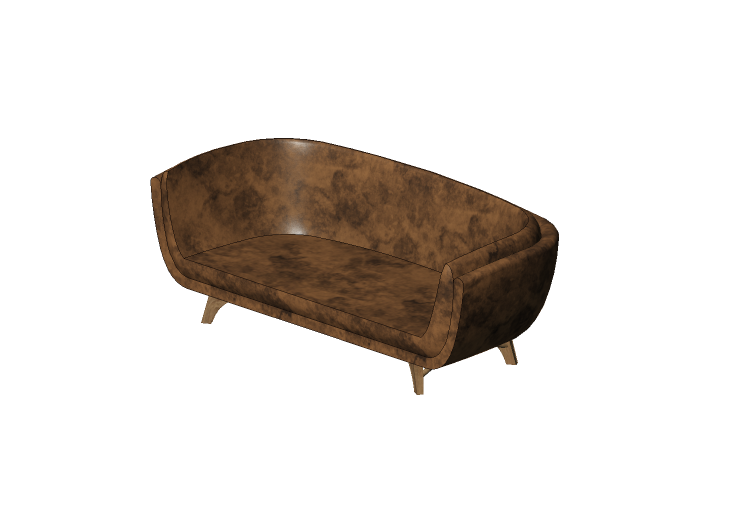 Sofás 3D - Sofá de couro - Kare - Bruno - 78947 - Kare Sofás 3D - Sofá de couro - Kare - Bruno - 78947 - Kare