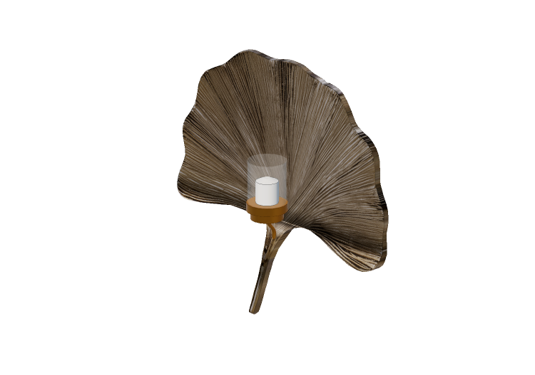 3D Zubehör - Wand-Kerzenhalter - Kare - Ginkgo - 61666 -... 3D Zubehör - Wand-Kerzenhalter - Kare - Ginkgo - 61666 -...