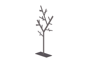 Accessori 3D - Appendiabiti in metallo - Kare - Technical Tree - 75356