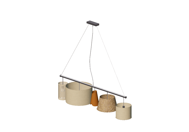 Lámpara colgante 3D - Lámpara suspendida - Kare - Parecchi... Lámpara colgante 3D - Lámpara suspendida - Kare - Parecchi...