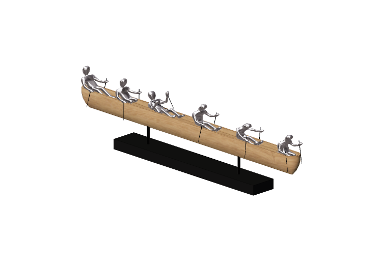 Esculturas 3D - Estatueta decorativa - Kare - 61489 - Kare Esculturas 3D - Estatueta decorativa - Kare - 61489 - Kare