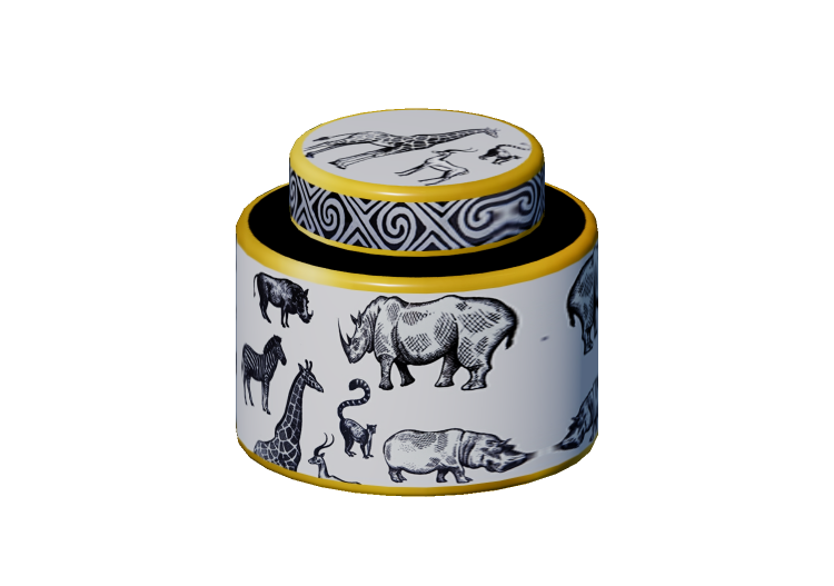 Vasi e Ceramiche 3D - Vaso in ceramica - Kare - Animals -... Vasi e Ceramiche 3D - Vaso in ceramica - Kare - Animals -...