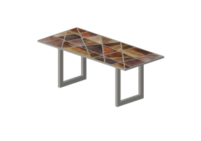 Tavoli 3D - Tavolo in legno - Kare - Storm - 83393