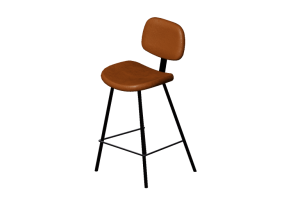 Sedie 3D - Sgabello da bar in pelle - Kare - Barber - 83587