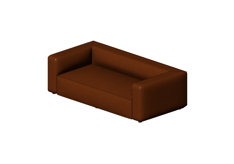 Poltronas y Sofás 3D - Sofá de cuero - Kare - Cubetto -... Poltronas y Sofás 3D - Sofá de cuero - Kare - Cubetto -...