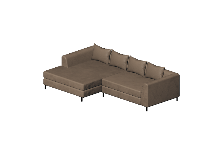 Divani 3D - Divano in pelle - Kare - Gianna - 83567 - Kare Divani 3D - Divano in pelle - Kare - Gianna - 83567 - Kare