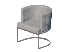 Divani 3D - Poltrona in pelle - Kare - Muskat - 83501