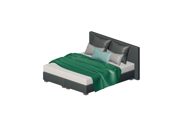 Beds and Side Cabinets 3D - Double bed - Kare - Boxspring -... Beds and Side Cabinets 3D - Double bed - Kare - Boxspring -...