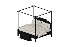 Letti 3D - Letto matrimoniale - Kare - Cabana - 70689