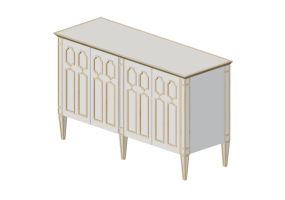 Armadi 3D - Cassettiera in legno laccato - Kare - Venice - 83854