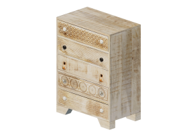 Armadi 3D - Cassettiera in legno - Kare - Puro - 83559