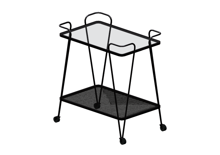 Accesorios 3D - Carrito metálico - Kare - Mesh - 83673 -... Accesorios 3D - Carrito metálico - Kare - Mesh - 83673 -...