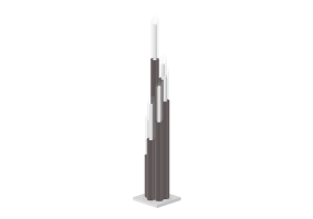 Lampada da terra 3D - Lampada da terra - Kare - Pipe - 61476