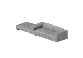 Divani 3D - Composizione sinistra - Moroso - Salon Nan&agrave; - SN1 - C20