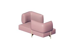 Chairs and Sofas 3D - Left module - Moroso - Tender - LD0 - 0WD