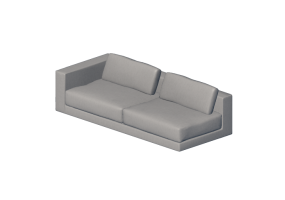 Chairs and Sofas 3D - Left element - Moroso - Salon Nan&agrave; - SN1 - 037