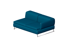 Divani 3D - Elemento due posti desto - Moroso - Shanghai Tip - SH0 - 038