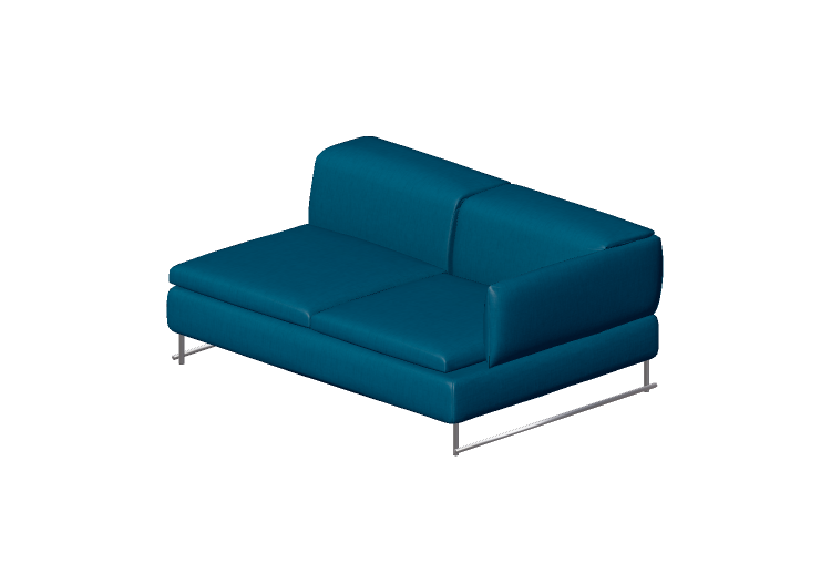 Chairs and Sofas 3D - Two-seater element right - Moroso -... Chairs and Sofas 3D - Two-seater element right - Moroso -...