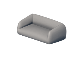Divani 3D - Divano in tessuto - Kare - Fjord - 83105