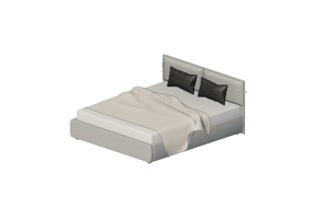 Letti 3D - Letto matrimoniale - Kare - Szenario - 81213