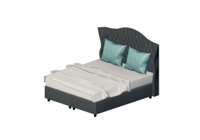 Letti 3D - Letto matrimoniale - Kare - Boxspring City Spirit - 81981