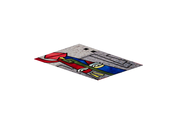Tapetes 3D - Tapete em tecido - Kare - Face Pop Art - 61310... Tapetes 3D - Tapete em tecido - Kare - Face Pop Art - 61310...