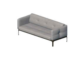 Sofás 3D - Two-seater sofa - Moroso - Modernista - MD2 - 003