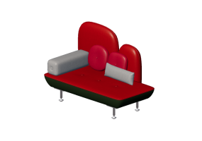 3D Sessel und Sofas - Sitzbank - Moroso - My beautiful backside - MD0 - 0T6