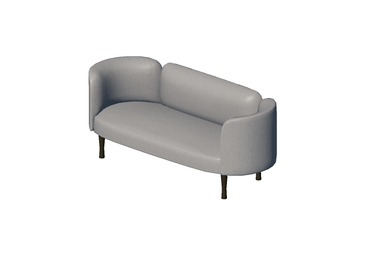 Divans 3D - Canapé deux places - Moroso - Josephine - JP0 -... Divans 3D - Canapé deux places - Moroso - Josephine - JP0 -...