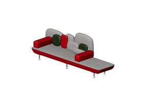 3D Sessel und Sofas - Sitzbank - Moroso - My beautiful backside - MD0 - 0T9