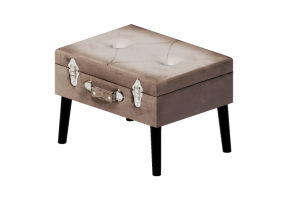 Sedie 3D - Sgabello in tessuto - Kare - Suitcase - 83244