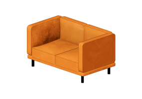 Divani 3D - Divano in tessuto - Kare - Chill Out - 83150