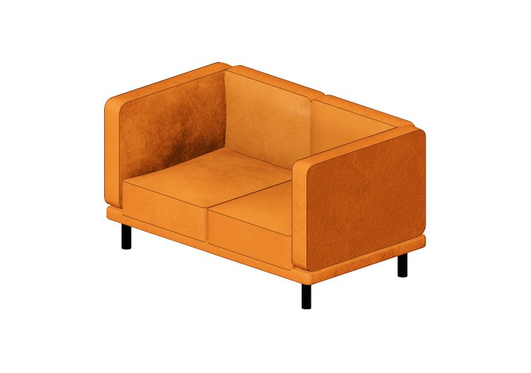 Divani 3D - Divano in tessuto - Kare - Chill Out - 83150 -... Divani 3D - Divano in tessuto - Kare - Chill Out - 83150 -...