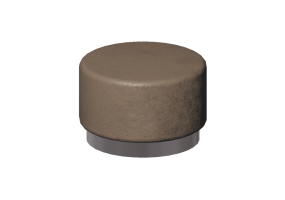 Divans 3D - Tabouret en tissu - Kare - Cherry - 83124